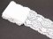 Elastic polyester Lace - white - width 7 cm