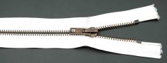 Jeansové zipsy starokovové č. 5 nedeliteľné - dĺžka 6 cm - 25 cm