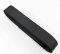 Luxury satin grosgrain ribbon - black - width 2 cm