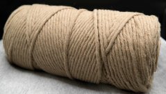 Makramee - beige - Durchmesser 0,3 cm - Rolle 100 Meter