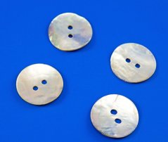 Pearl oyster shell button - diameter 2 cm