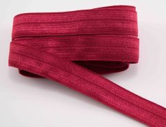 Fold over elastic - light wine brown - width 1.5 cm