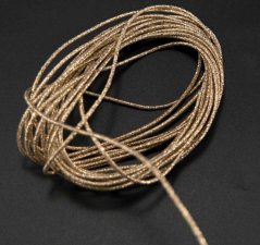 Hat round elastic - gold brocade - diameter 0.16 cm