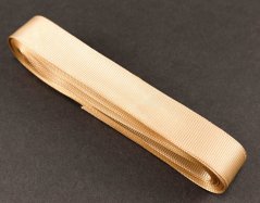 Luxusná saténová rypsová stuha - šírka 2 cm - ťavie