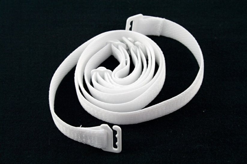 Set of bra straps - white - width 1.2 cm