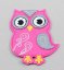 Iron-on patch - owl - more color variants - dimensions 6,5 cm x 4,5 cm