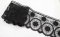 Besticke Spitzen aus Polyester - Schwarz - Breite 8 cm