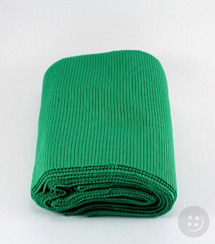 Polyester knit - green- dimensions 16 cm x 80 cm