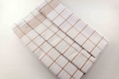 Geschirrtuch-Set 3-teilig - Würfel - Beige - Größe 50 cm x 70 cm