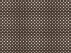 Cotton canvas - white dots on dark brown background