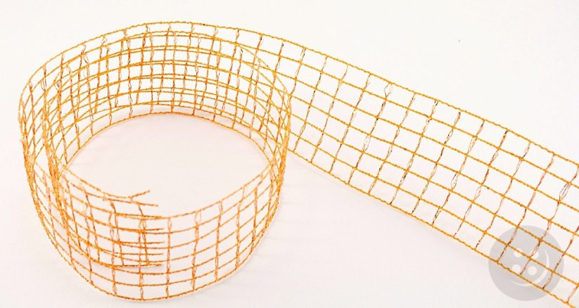 Lurexová stuha - zlatá - šíře 5 cm
