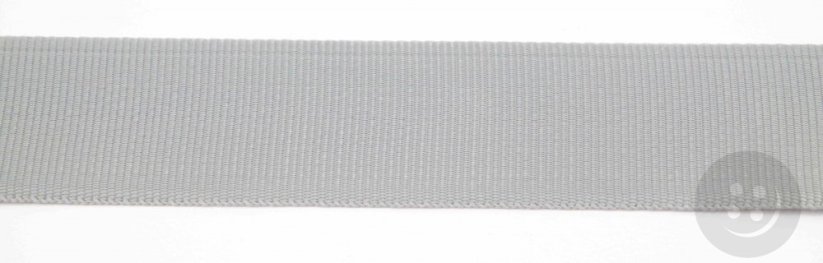 Ripsband - grau - Breite 3 cm