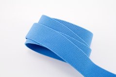 Barevná pruženka - modrá - šířka 2 cm