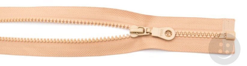 Dělitelný kostěný zip - délka (30 - 95 cm) - různé barvy