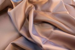 Viscose lining - copper blue with effect
