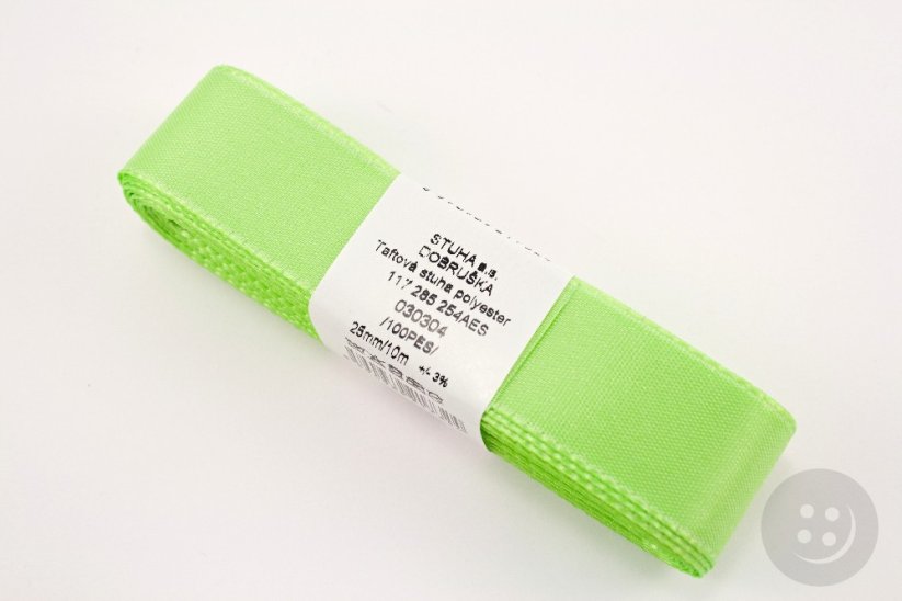 Light green taffeta ribbon No. 304