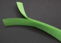 Našívací suchý zips - hráškovo zelená - šírka 2 cm