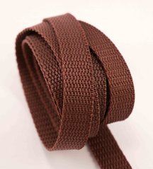 Polypropylene strap - brown - width 4 cm