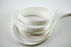 Shoulder elastic - white - width 1 cm