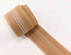 Taillenband - beige, schwarz - Breite: 5 cm