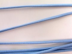 Okrúhla bundova guma - svetlo modrá - priemer 0,3 cm