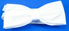 Men's bow tie - white