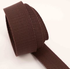 Polypropylenband - dunkelbraun - Breite 2,5 cm