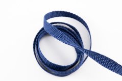 Polypropylene webbing - blue - width 1 cm