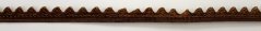 Decorative braid - brown - width 0,9 cm