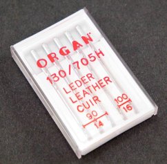 Jehly do šicích strojů na šití kůže ORGAN - 5 ks - velikost 90 - 100