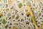 Cotton fabric - herb motifs on cream background