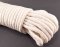 Extra silné bavlnené lano - svetlá režná - priemer 0,8 cm