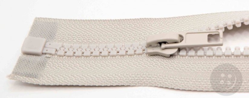 Dělitelný kostěný zip - délka (30 - 95 cm) - různé barvy