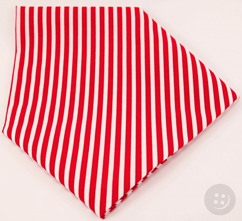 Cotton scarves with stripes - more colors - diameters 65 cm x 65 cm