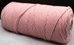 Macrame - old pink - diameter 0.3 cm - roll 100 meters