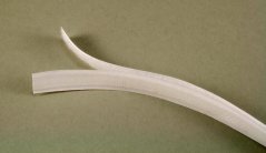 Našívacie suchý zips - biela - šírka 1,6 cm