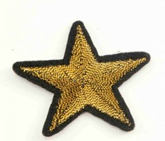 Iron-on patch - Star - small - dimensions 4 cm x 4 cm