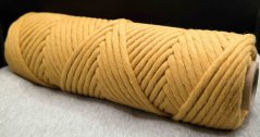 Makramee - Ocker - Durchmesser 0,5 cm - Spule 50 Meter