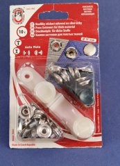 Auto-Moto cvoky - tmavo zelená - priemer  1,5 cm  - 10 ks