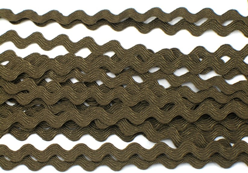 Textilná hadovka - stredne hnedá - šírka 0,8 cm