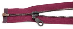 Dělitelný kovový starokovový zip č.5 více barev - délka (30 - 100 cm)