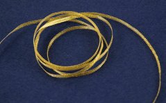 Lurex ribbon - gold - width 0,4 cm