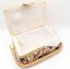Textile box for sewing supplies - large flowers - dimensions 25 x 15 x 9 cm