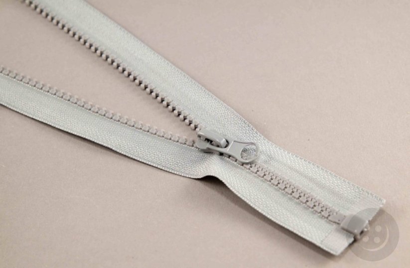 Dělitelný kostěný zip - délka (30 - 95 cm) - různé barvy