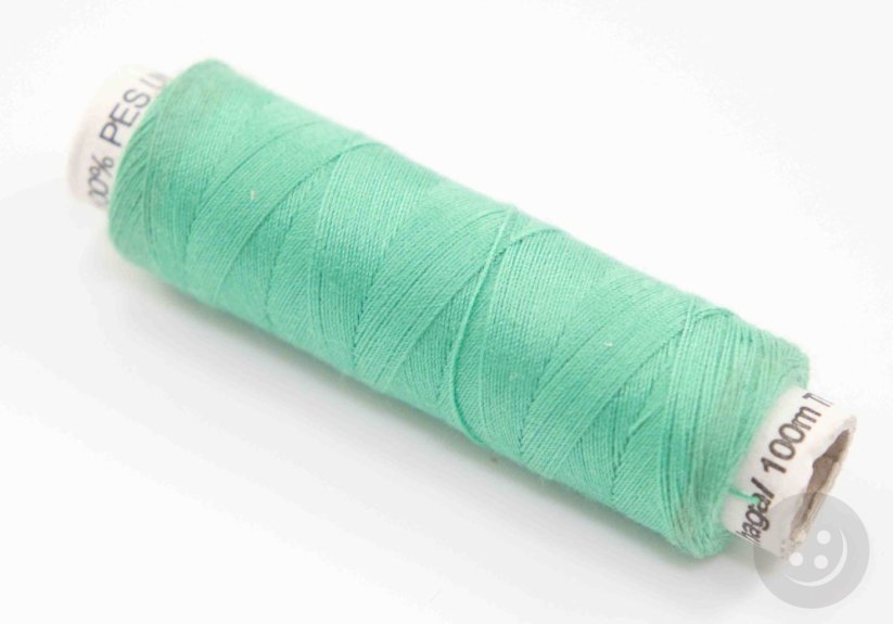 Polyester thread 100 m unipoly green