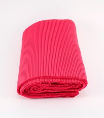 Polyesterový náplet - neonově růžová- rozměr 16 cm x 80 cm