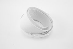 Flat elastics - soft - white - width 3 cm