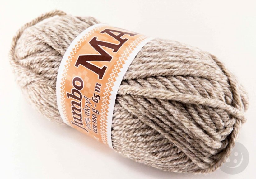Jumbo Maxi yarn - white gray 978914