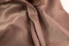 Elastic lining - dark cocoa - width 140 cm