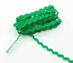 Textilní hadovka - jasná zelená - šíře 0,6 cm